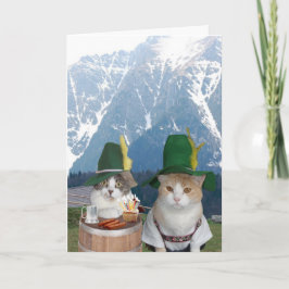Customizable Funny German Cats/Kitties Karte