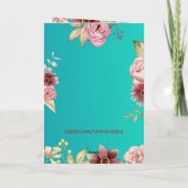 Customizable Funny Pug Easter Greeting Card Karte (Rückseite)