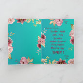 Customizable Funny Pug Easter Greeting Card Karte (Innenseite)