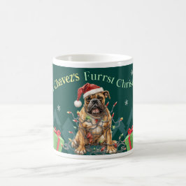 Customizable Furrst Christmas Boxer Kaffeetasse