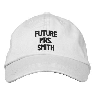 Customizable Future Mrs. (Brides neuer Name) Bestickte Baseballkappe