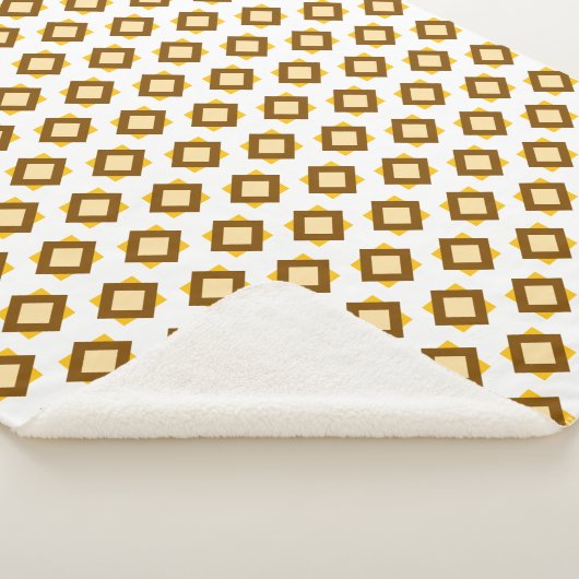 Customizable geometric shapes blanket sherpadecke (3/4)