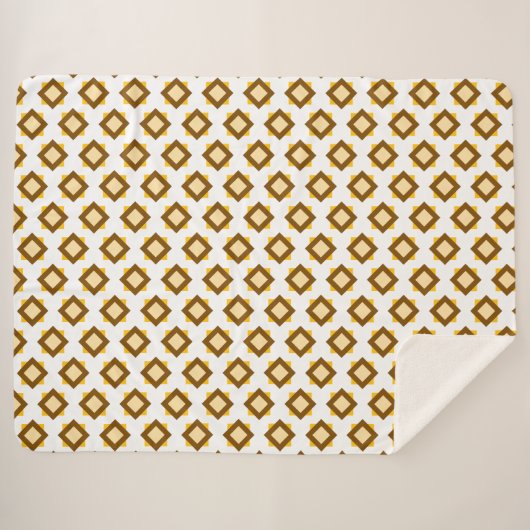 Customizable geometric shapes blanket sherpadecke (Vorderseite (Horizontal))