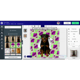 Customizable Gingerbread Pet Pop-out Kissen