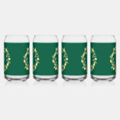 Customizable Glass Drinkware with Tropical Style Dosenglas (Links)