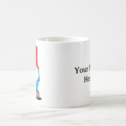 Customizable Gnome Mug Kaffeetasse (Mittel)