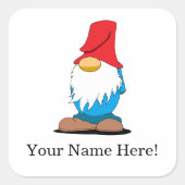 Customizable Gnome Stickers (Vorderseite)