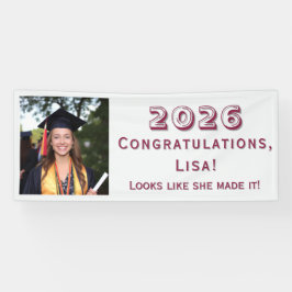Customizable Graduation  Banner