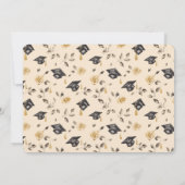 Customizable Graduation Invitation with Photo Einladung (Rückseite)