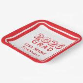 Customizable Graduation  Pappteller (Gewinkelt)