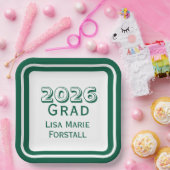 Customizable Graduation  Pappteller (Party)