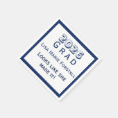 Customizable Graduation  Serviette (Ecke)