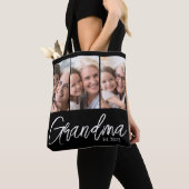 Customizable Grandma Established Year 3 Photo Tasche (Von Nahem)