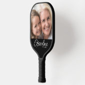 Customizable Grandma Established Year Photo Pickleball Schläger (Links)