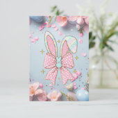Customizable Greating Easter Karte (Stehend Vorderseite)