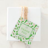 Customizable Green Pandan Business Thank You Tag Geschenkanhänger (Beispiel)