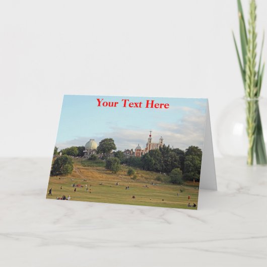 Customizable Greenwich Park, London Karte (Vorderseite)