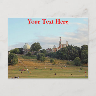 Customizable Greenwich Park, London Postcard Postkarte