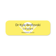 Customizable Hallo mein Name ist Dr.