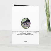 Customizable Halloween DRACULA Card Ginette Karte (Rückseite)