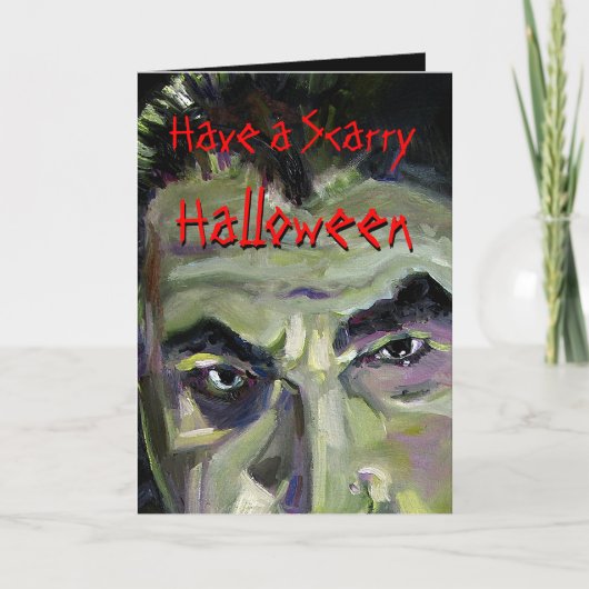 Customizable Halloween DRACULA Card Ginette Karte (Vorderseite)
