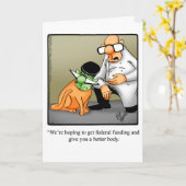 Customizable Halloween Humor Greeting Card Karte (Gelbe Blume)