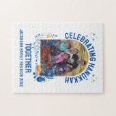 Customizable HANUKKAH FAMILY WIEDERSEHEN Souvenir Puzzle (Horizontal)