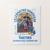 Customizable HANUKKAH FAMILY WIEDERSEHEN Souvenir Puzzle (Vertikal)
