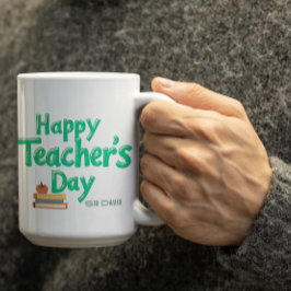 Customizable Happy Teachers Day Mug Kaffeetasse
