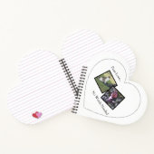 Customizable Heart Shaped Pet Notebook Notizblock (Innenseite)