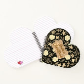 Customizable Heart Spiral NoteBook For Work& Study Notizblock (Innenseite)