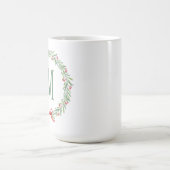 Customizable Holiday Letter Coffee Mug Kaffeetasse (Mittel)