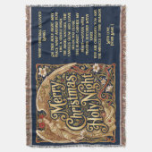 Customizable Holy Night Angel Blessing Decke (Vorderseite Vertikal)