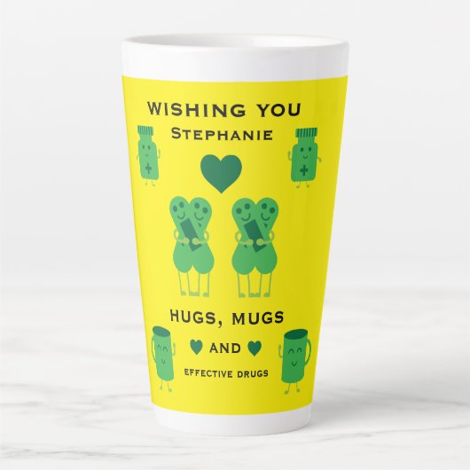 Customizable Hospital Recovery Milchtasse (Vorderseite)