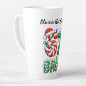 Customizable Hot Cocoa Mug – Sweet Holiday Meme Milchtasse (Linke Ecke)