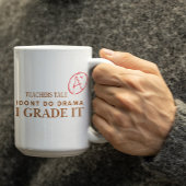 Customizable I grade it Teachers Coffee mug Kaffeetasse