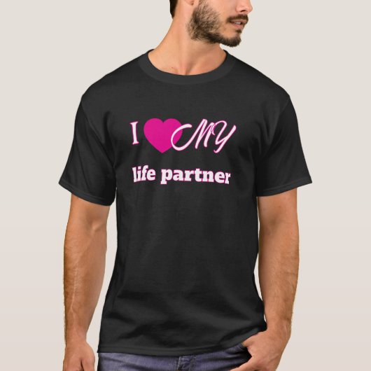 Customizable “I Love My” T-Shirt Template (Vorderseite)