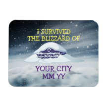 Customizable I survived the blizzard