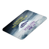 Customizable I survived the blizzard Magnet (Linke Seite)
