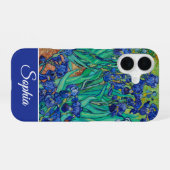 Customizable Irises by Vincent van Gogh iPhone 16 Hülle (Rückseite (Horizontal))