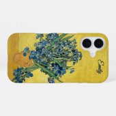 Customizable Irises by Vincent van Gogh iPhone 16 Hülle (Rückseite (Horizontal))