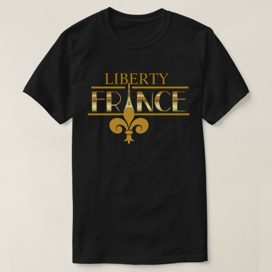 Customizable Liberty France T-Shirt (Design vorne)