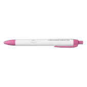 Customizable logo website simple business Pink Kugelschreiber (Unterseite)