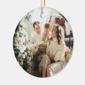 Customizable Lovely Family Christmas Ornament (Links)