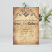 Customizable Medieval Wedding (no seal) Einladung (Stehend Vorderseite)