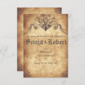 Customizable Medieval Wedding (no seal) Einladung (Vorne/Hinten)