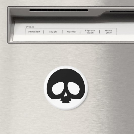 Customizable Mini Skull Magnet (In Situ (Geschirrspüler))