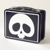 Customizable Mini Skull Metall Brotdose (Vorderseite)