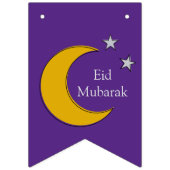 Customizable Modern Minimalist Eid Bunting - Wimpelkette (Dritte Fahne)