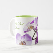Customizable Mom Orchid Zweifarbige Tasse (Vorderseite Links)